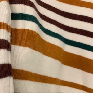 Sweater Dress Contemporary line Maroon/White etc